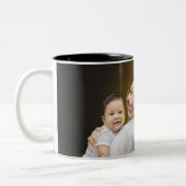 Aangepaste foto Je Afbeelding toevoegen Tweekleurige Koffiemok (Links)