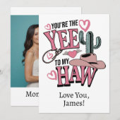 Aangepaste foto Je bent de taxus van My Haw Love K Feestdagenkaart (Voorkant / Achterkant)