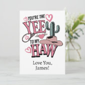 Aangepaste foto Je bent de taxus van My Haw Love K Feestdagenkaart (Staand voorkant)