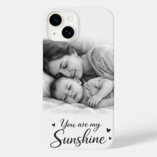 Aangepaste foto Je bent mijn zonneschijn Minimalis Case-Mate iPhone Case (Achterkant)