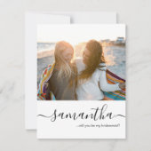 Aangepaste foto Je wordt mijn bruidmaidevoorstel Kaart (Voorkant)