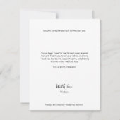 Aangepaste foto Je wordt mijn bruidmaidevoorstel Kaart (Achterkant)