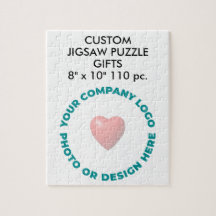 Aangepaste foto Jigzaag Puzzle Gift 110 stuk 8 x 1