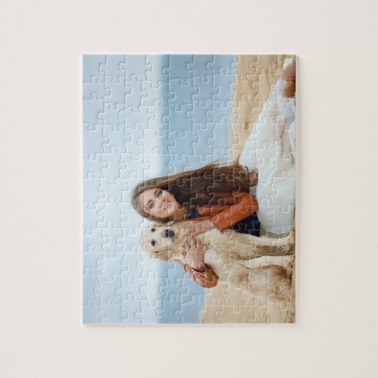 Aangepaste foto Jigzaag Puzzle Gift Legpuzzel (Verticaal)