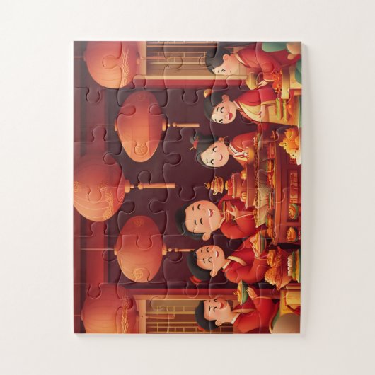 Aangepaste foto Jigzaag Puzzle Legpuzzel (Verticaal)