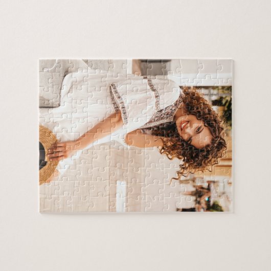 Aangepaste foto Jigzaag Puzzle Legpuzzel (Horizontaal)