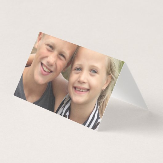 Aangepaste foto kaart (Voorkant)
