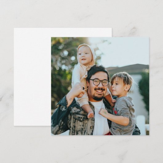 Aangepaste foto kaart (Voorkant / Achterkant)