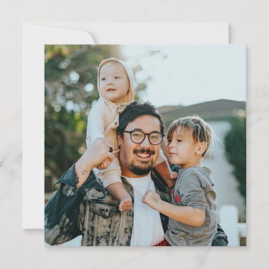 Aangepaste foto kaart (Voorkant)