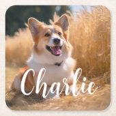 Aangepaste foto kartonnen onderzetters (Voorkant)