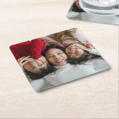 Aangepaste foto kartonnen onderzetters (Schuin)