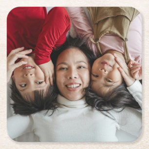 Aangepaste foto kartonnen onderzetters