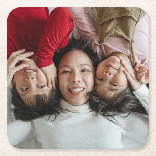 Aangepaste foto kartonnen onderzetters (Voorkant)