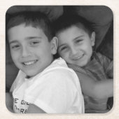 Aangepaste foto kartonnen onderzetters (Voorkant)