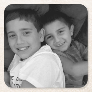 Aangepaste foto kartonnen onderzetters