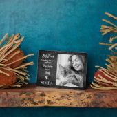 Aangepaste foto kat huisdier herdenkingsplaat fotoplaat (Zijkant)