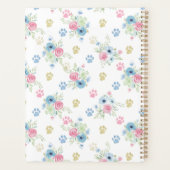 Aangepaste foto kat moeder met waterverf bloemen planner (Achterkant)