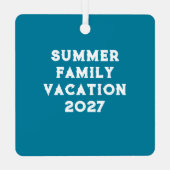 Aangepaste foto keepsake ornament (Achterkant)