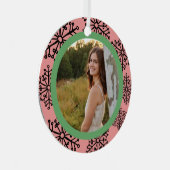 Aangepaste foto keepsake ornament sneeuwvlokken (Voorkant Rechts)