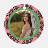 Aangepaste foto keepsake ornament sneeuwvlokken (Voorkant)