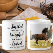 Aangepaste foto Keepsake Pet Horse Memorial Koffiemok