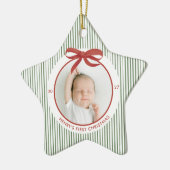 Aangepaste foto keramisch ornament (Links)