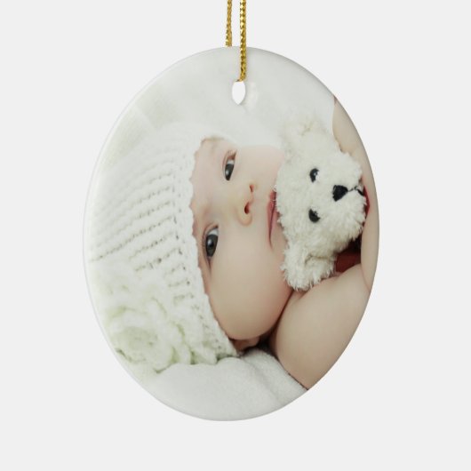 Aangepaste foto keramisch ornament (Rechts)