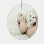 Aangepaste foto keramisch ornament (Links)