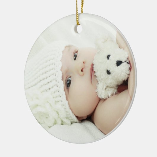 Aangepaste foto keramisch ornament (Links)