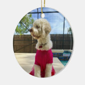 Aangepaste foto keramisch ornament (Links)