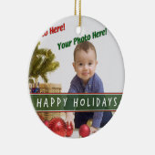 Aangepaste foto keramisch ornament (Rechts)