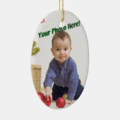 Aangepaste foto keramisch ornament (Rechts)