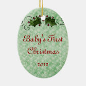 Aangepaste foto keramisch ornament (Achterkant)