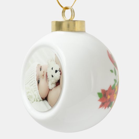Aangepaste foto keramische bal ornament (Rechts)