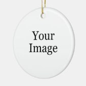 Aangepaste foto keramische kerstversiering keramisch ornament (Links)