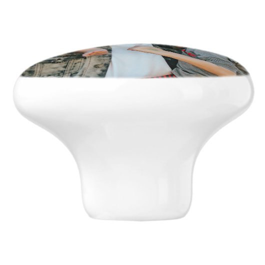Aangepaste foto keramische knop (Zijkant)
