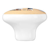 Aangepaste foto keramische knop Uw foto's en tekst (Zijkant)