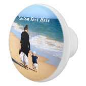 Aangepaste foto keramische knop Uw foto's en tekst (Rechts)