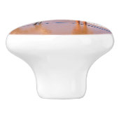 Aangepaste foto keramische knop Uw foto's met huis (Zijkant)