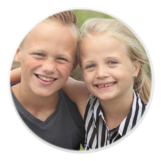 Aangepaste foto Keramische ladeknop Keramische Knop (Voorkant)