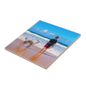 Aangepaste foto-keramische Tegel Uw favoriete foto Tegeltje (Zijkant)