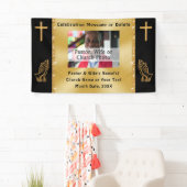 Aangepaste foto-kerk of Jubileum-banner van pastor Spandoek (Insitu)