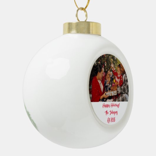 AANGEPASTE FOTO KERST ORNAMENT (Links)