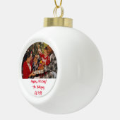 AANGEPASTE FOTO KERST ORNAMENT (Rechts)