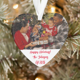 AANGEPASTE FOTO KERST ORNAMENT