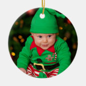 Aangepaste foto Kerst Ornament Keepsake (Voorkant)