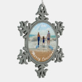 Aangepaste foto Kerst Ornament Ontwerp uw eigen (Links)