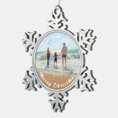 Aangepaste foto Kerst Ornament Ontwerp uw eigen (Rechts)