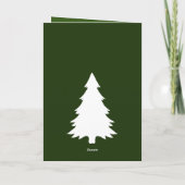 Aangepaste foto Kerstboom - Kerstkaart Feestdagen Kaart (Achterkant)