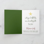 Aangepaste foto Kerstboom - Kerstkaart Feestdagen Kaart (Binnen)